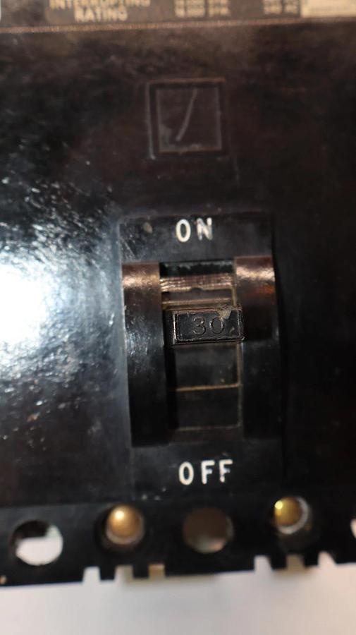 Used Square D 30A Circuit Breaker FA-26030-AC 2-Pole 30 Amp FA26030AC