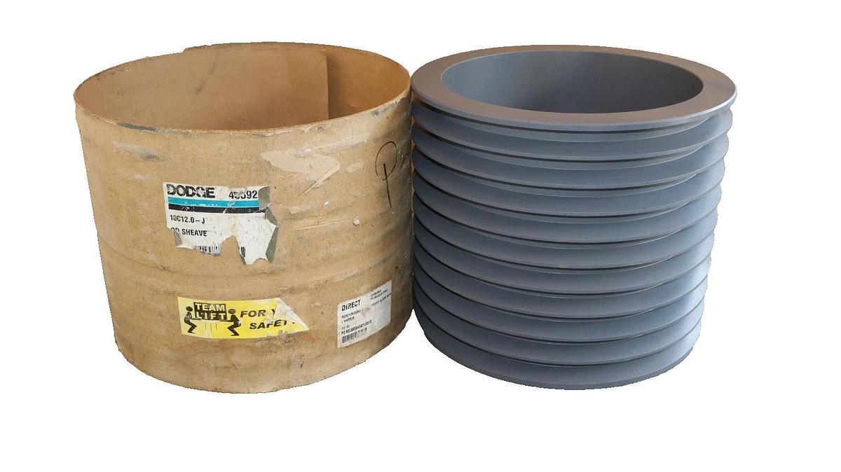 Dodge V-Belt Sheave 10 Groove 10C12.0-J 455920 QD 2000rpm 10C12.0J (NEW)