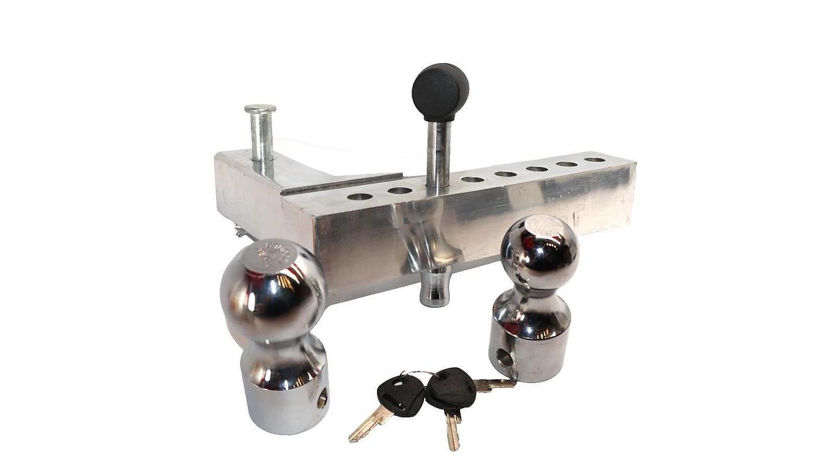 Uriah UT623411 12,000lb 8" Drop Adjustable Ball Mount Hitch 2" "Parts incomplete