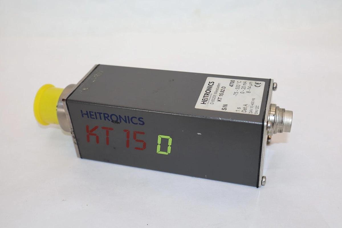 Used HEITRONICS KT 15.82 D 24V 50-400Hz Infrared Radiation Thermometer