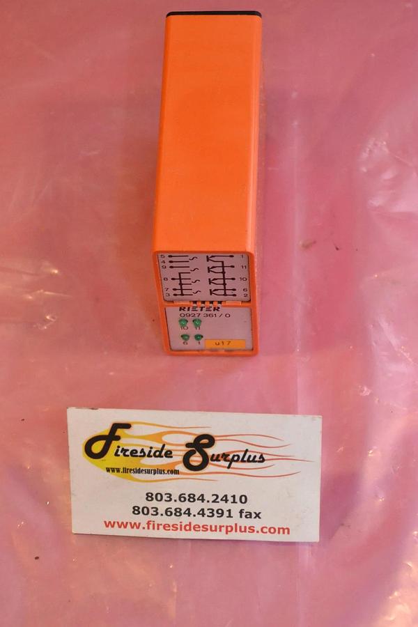 Used RIETER RELAY 0927 361/0 09273610 361 0