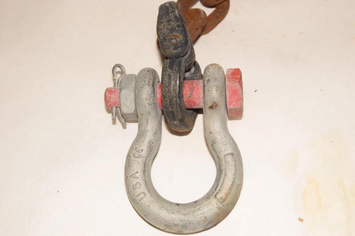 Used 1/2" Crosby Chain Sling 36" CW13-10 U1TK CW 13-10 TSC 7/8 Crosby