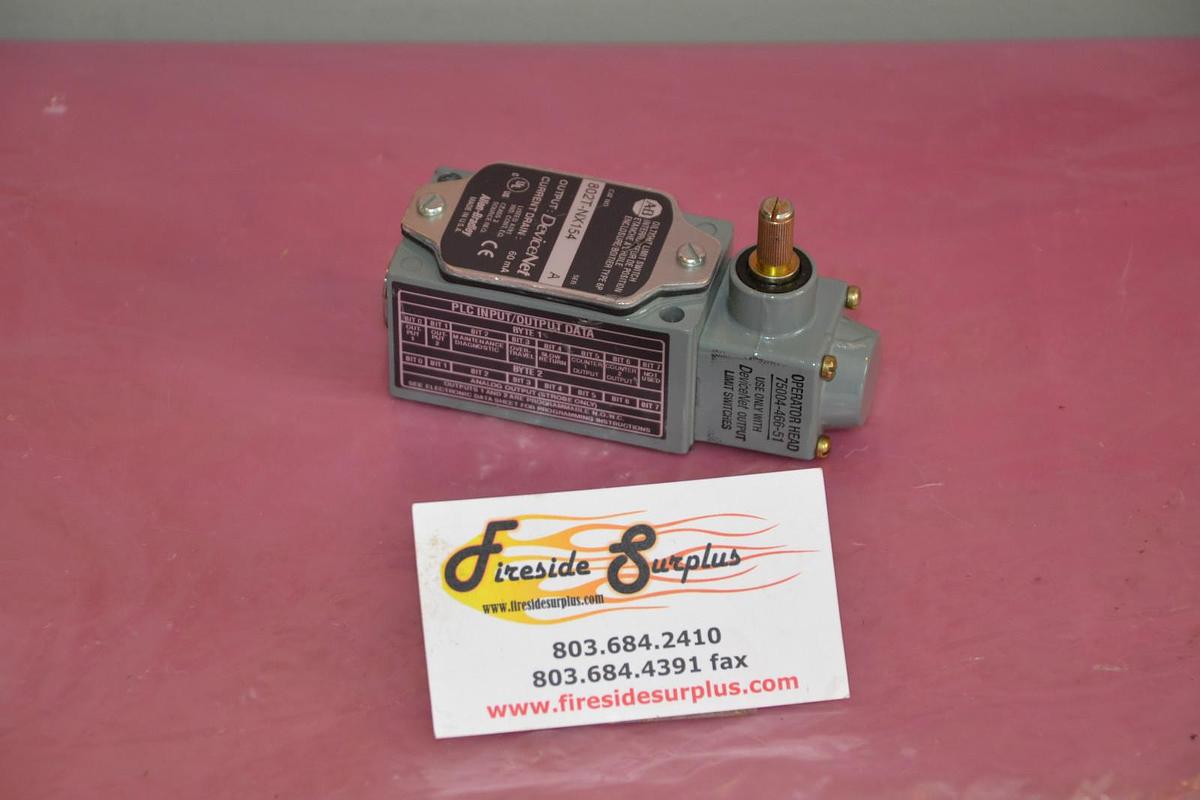 Used ALLEN BRADLEY OILTIGHT LIMIT SWITCH 802T-NX154 802T NX154 802TNX154 SER. A