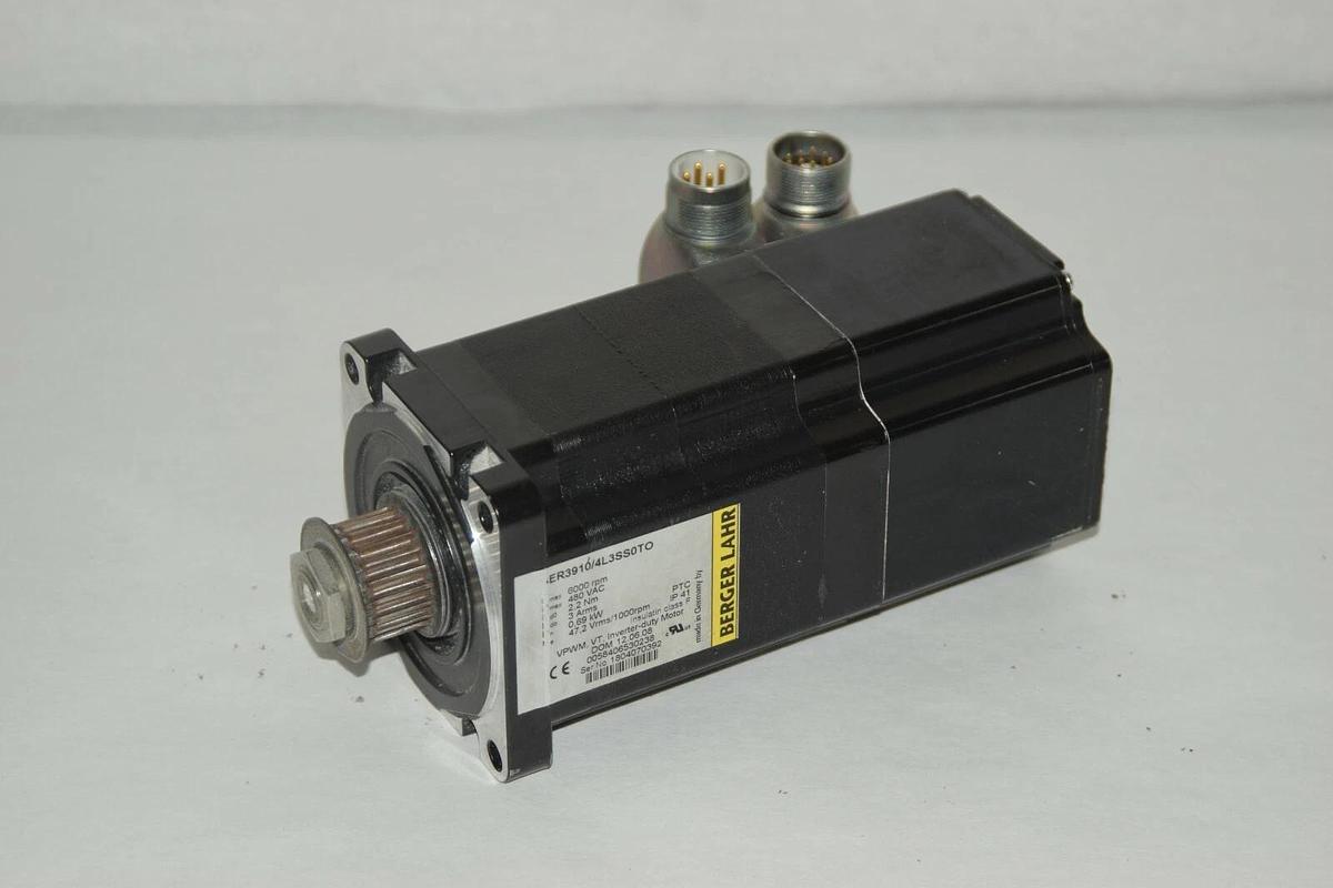 Used Berger Lahr SER3910/4L3SS0TO 480V  0.69kW  SER 3910/4L3SS0T0 Inverter Motor