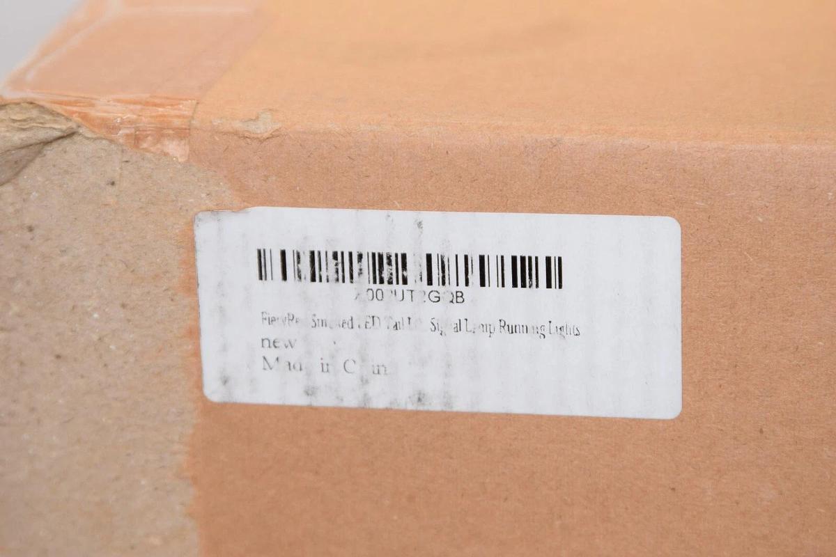 (NEW) FIERYRED Smoked LED Tail Lights For 2018-2021 Jeep Wrangler JL