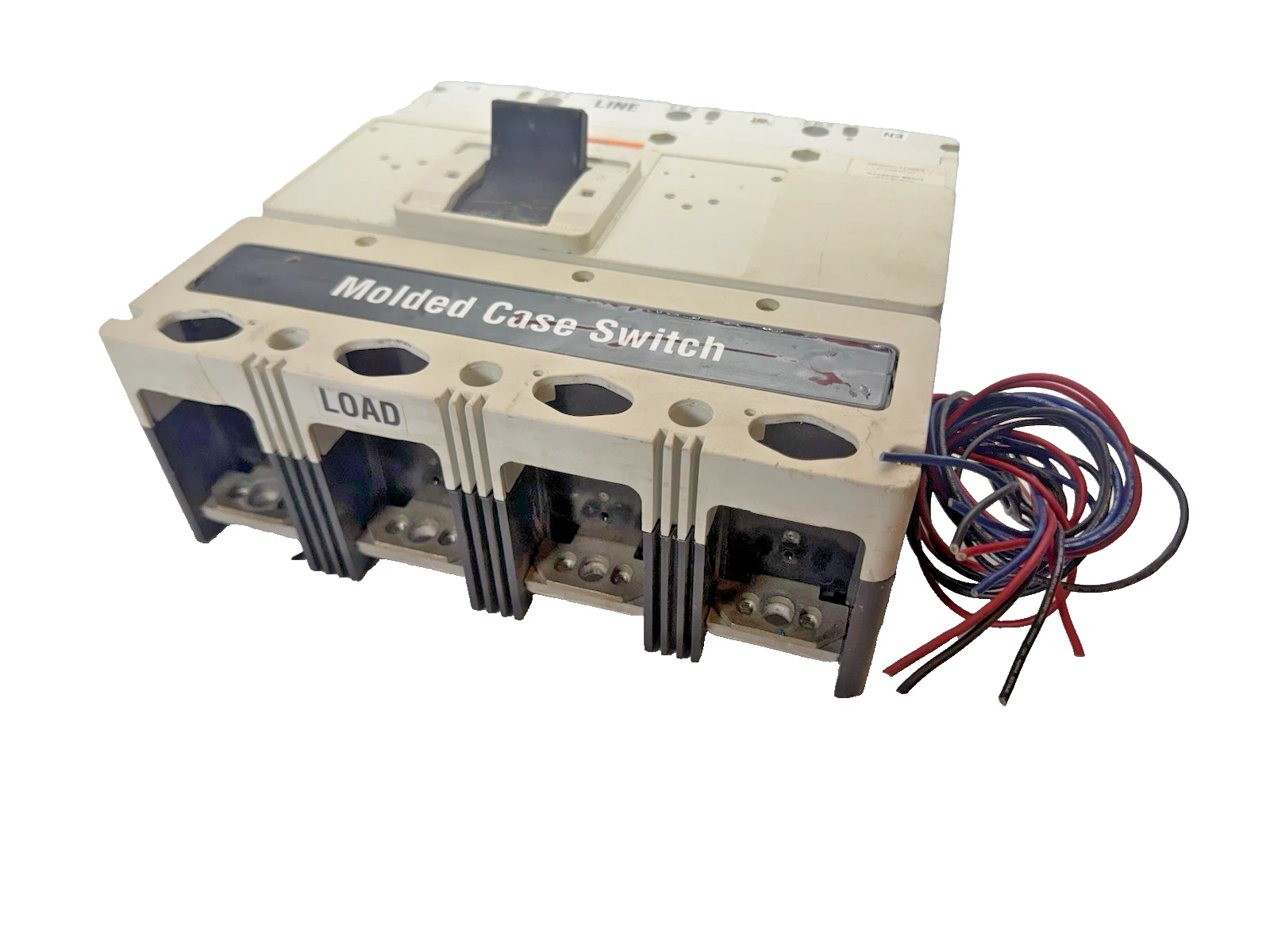 Used Cutler Hammer Molded Case Switch 4P HLD4600 4 pole HDL 600A 600 Amp W/ interlock