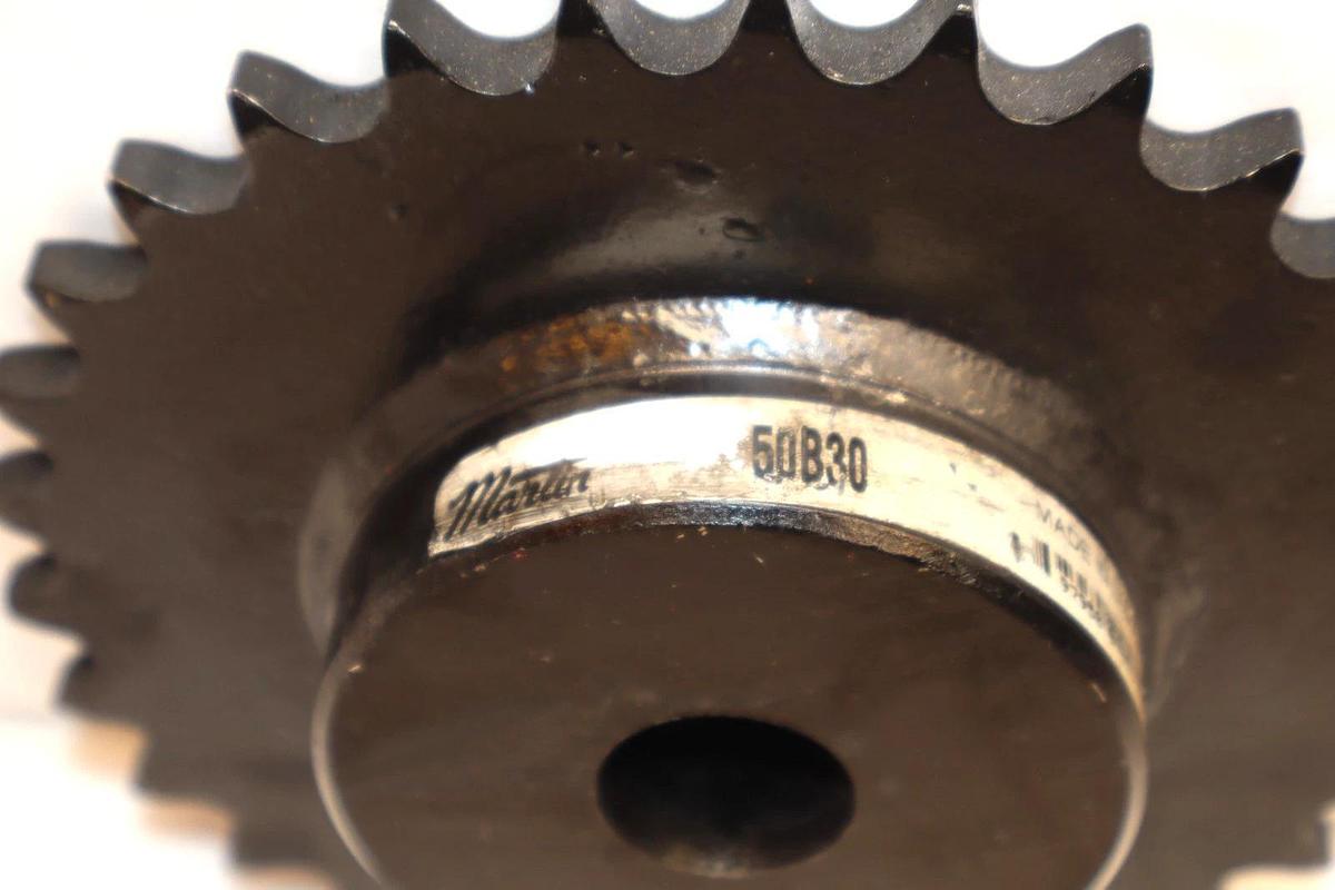 Martin Sprocket 50B30 30 Teeth 1" Bore Sprocket (New)