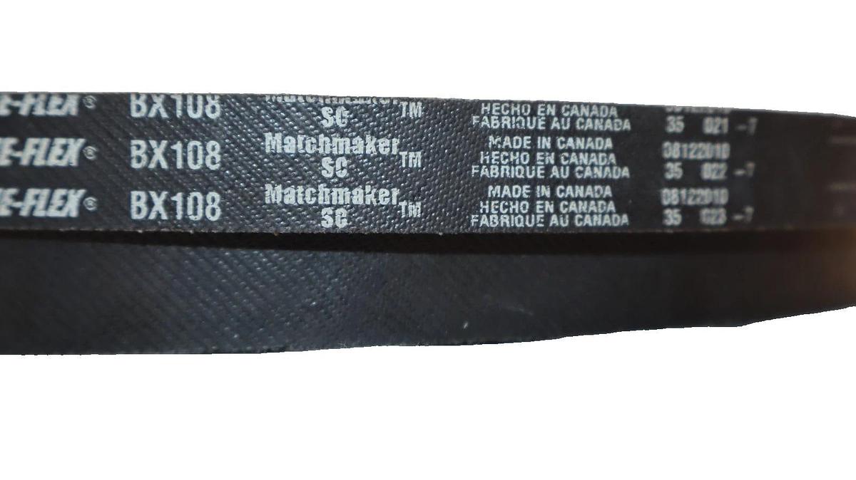 Goodyear Cogged V-Belt Belt BX108 Torque-Flex Matchmaker SC Vbelt BX-108 (New)