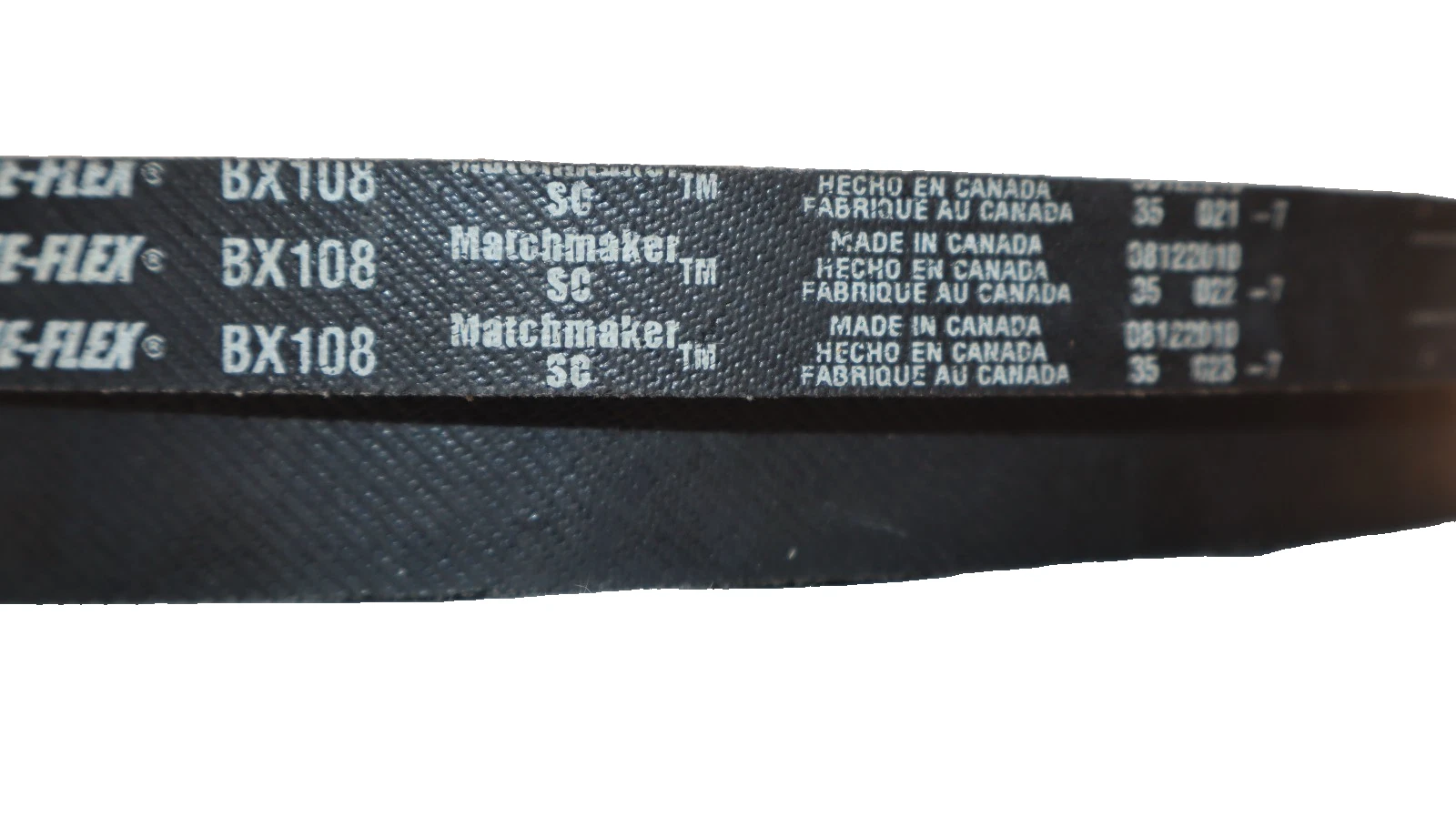 Goodyear Cogged V-Belt Belt BX108 Torque-Flex Matchmaker SC Vbelt BX-108 (New)