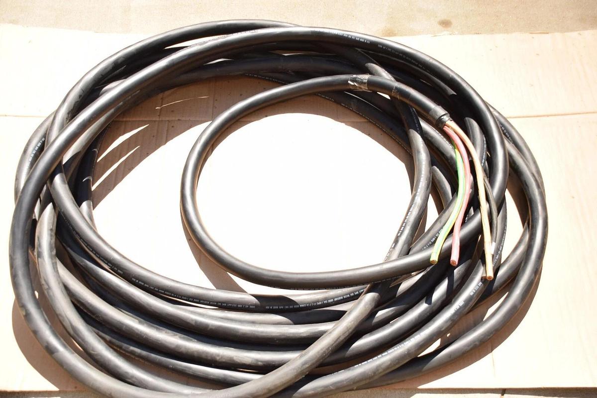 80' Carol SOOW Flexible Cord Cable Jacket P-7K-123033 MSHA 2AWG 4/C 600V Copper