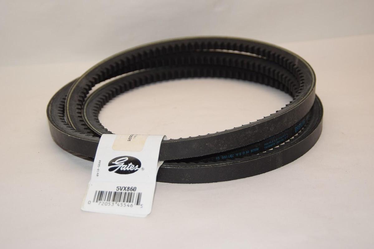 (NEW) GATES 5VX860 9414-0860 Vextra Super HC Cogged V-Belt USA