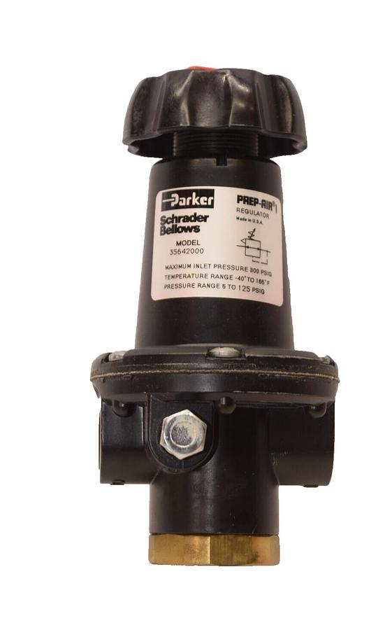 (NEW) PARKER 35642000 5-125psig Prep-Air Regulator USA