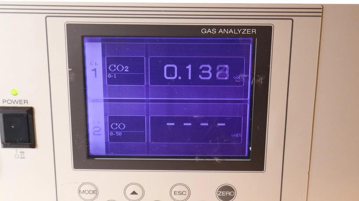Used Yokogawa IR200-FNGKRTNNNN-4RE , Model IR200 100-240Vac Infrared Gas Analyzer