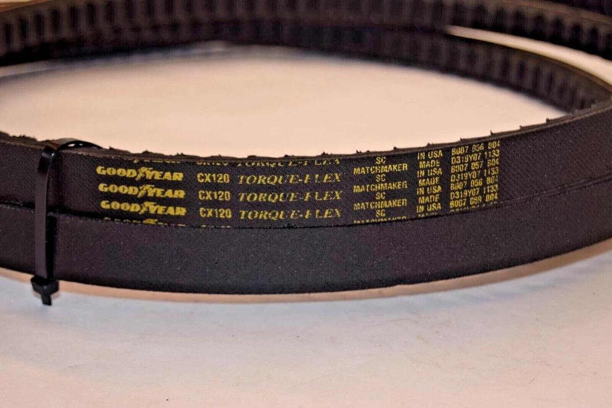 (NEW) GOODYEAR CX120 Torque-Flex Cogged V-Belt USA