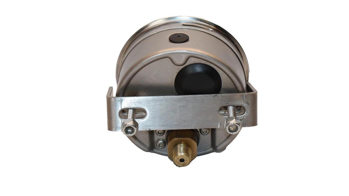 NOSHOK Back Connection Gauge 0-3000psi Liquid Filled 1/4 NPT 206.8 Bar (NEW)