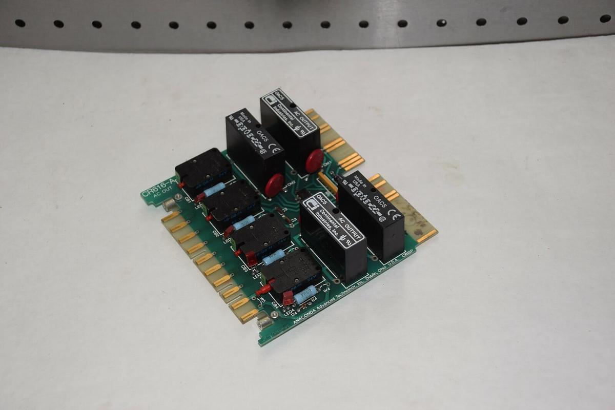Used ANACONDA ADVANCED TECHNOLOGY CR616-A CR616A PB-D-0493-03 AC OUTPUT MODULE BOARD