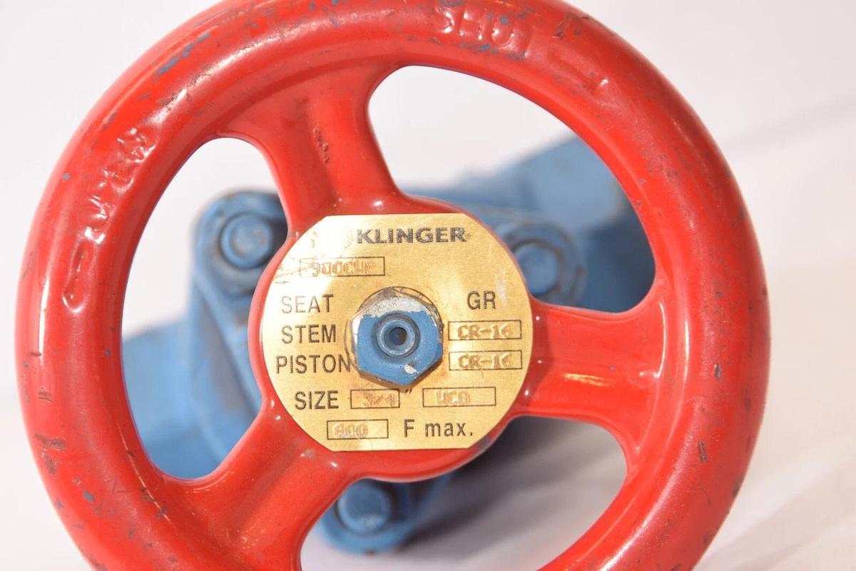 (NEW) KLINGER 900CWP GR CR-16 3/4" Piston Valve