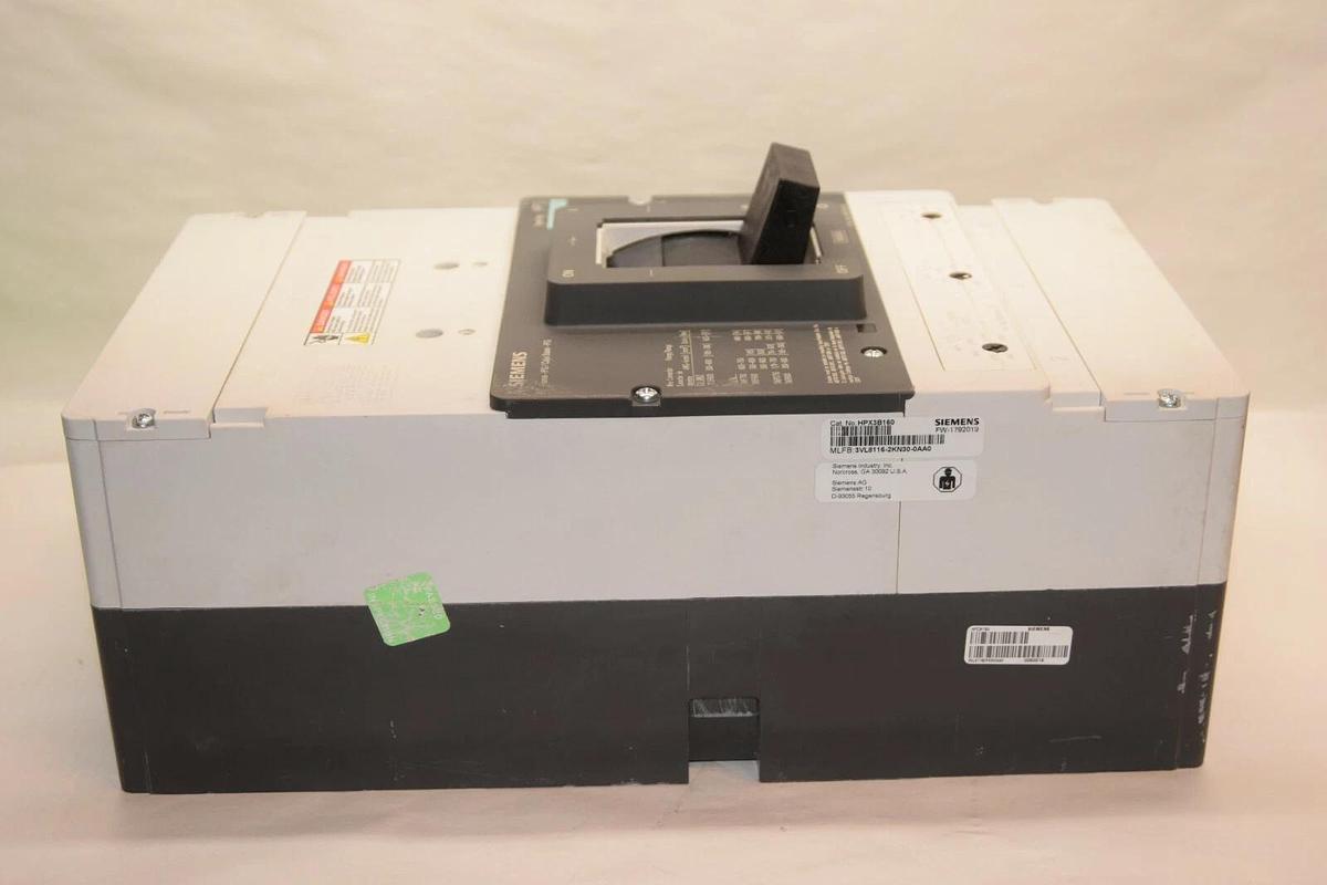 New Siemens 3VL8116-2KN30-0AA0 Circuit Breaker 1600A HPX3B160 3VL8116-2RR30-0AA0