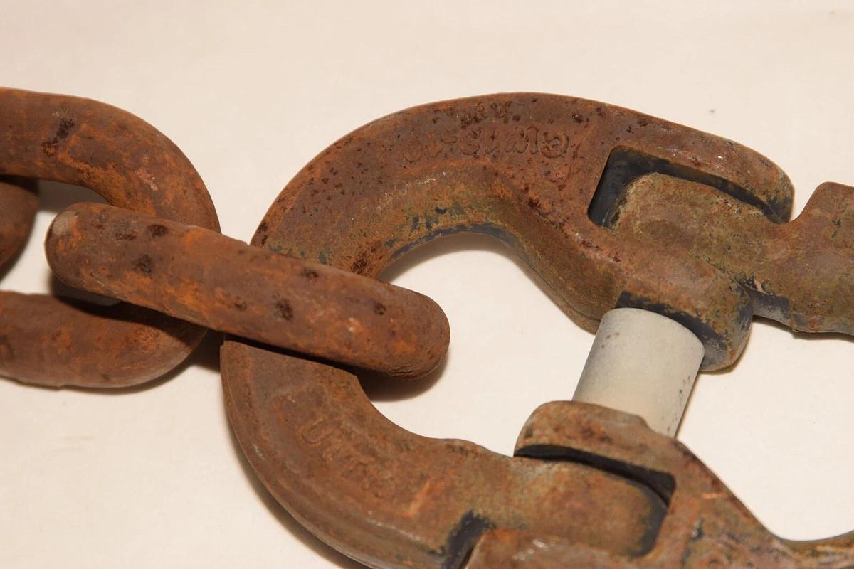 Used 1/2" Crosby Chain Sling 36" CW13-10 U1TK CW 13-10 TSC 7/8 Crosby