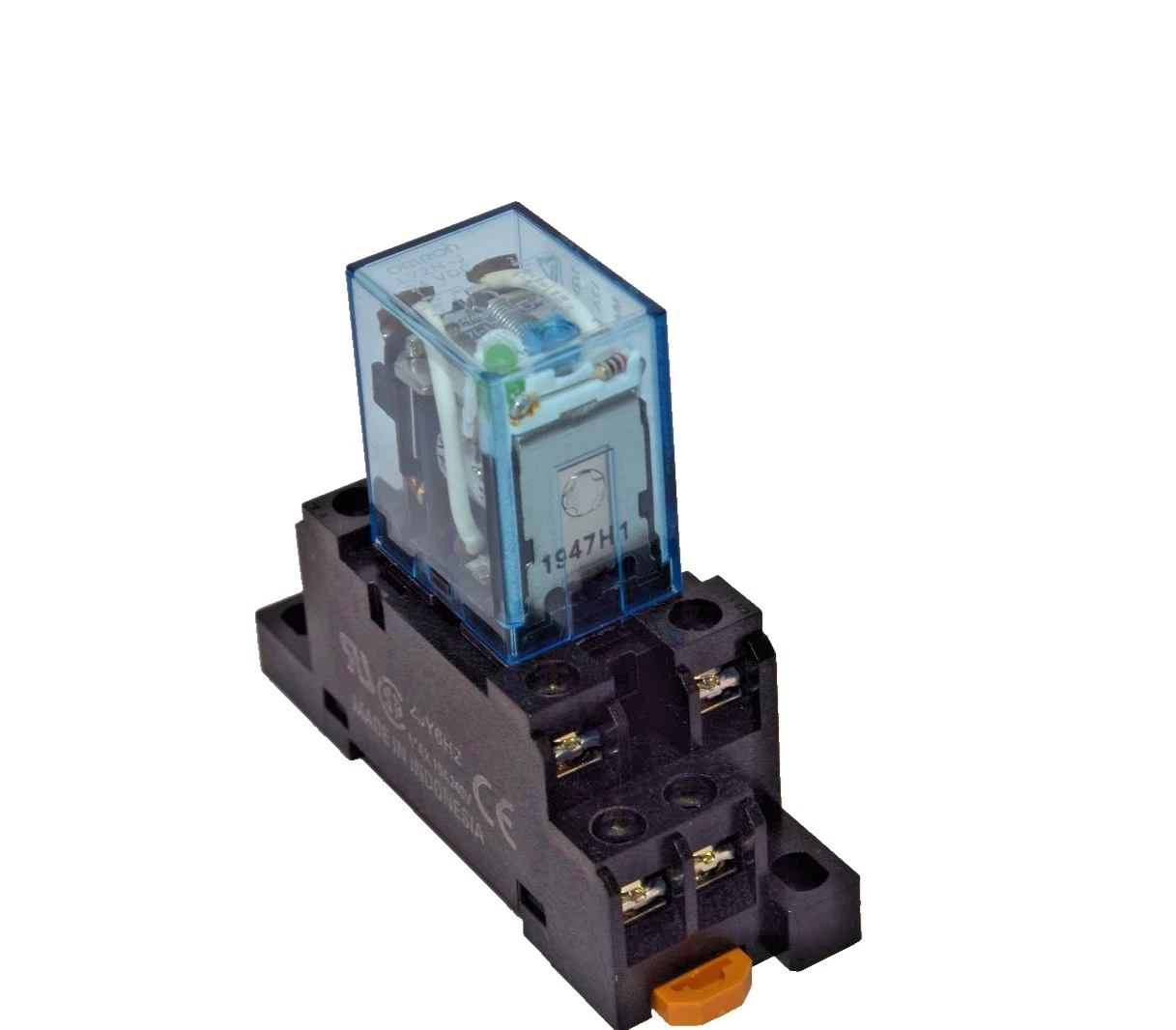 Used OMRON LY2N-J LY2NJ 24vdc 24 Vdc Relay with Base 29Y6H2