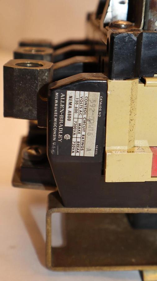 Used ALLEN BRADLEY 520E-DOD Size Sz 3 Ser A Contactor 592-D0W16 Relay 120V Coil 3ph