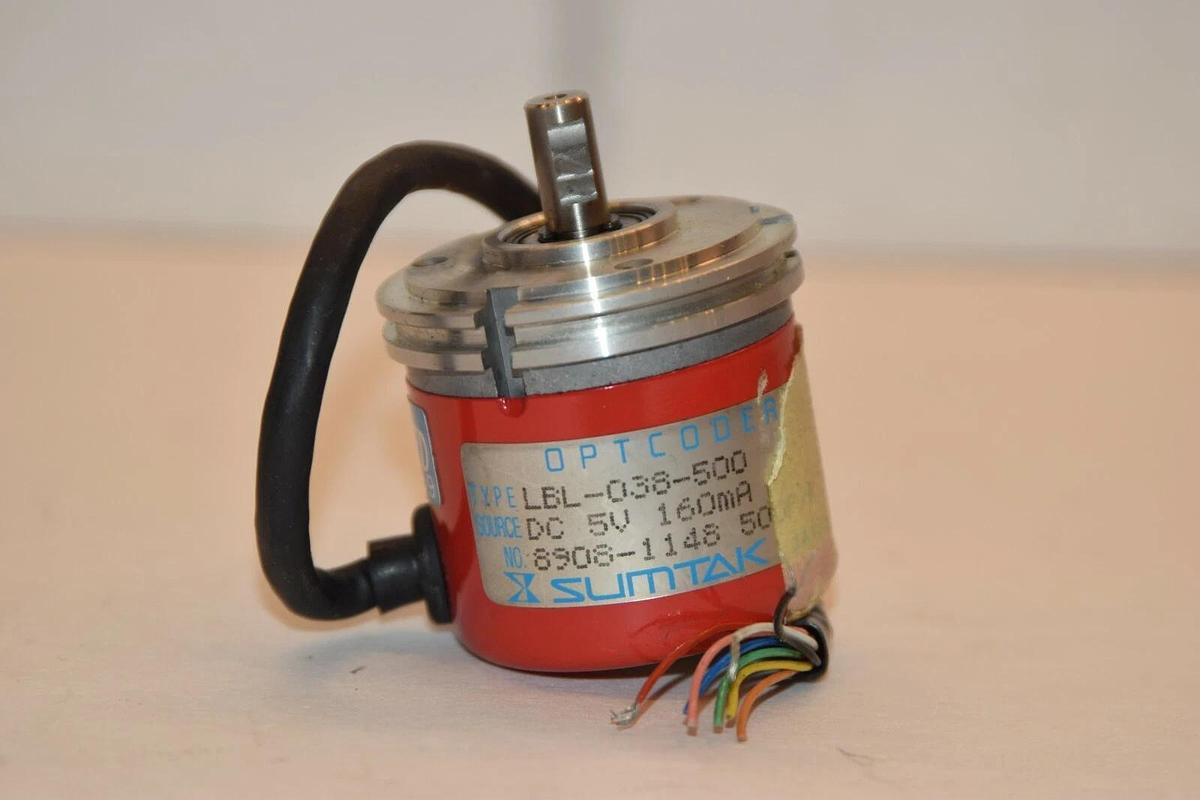 Used SUMTAK LBL-038-500 5V DC 160mA OPTCODER ENCODER