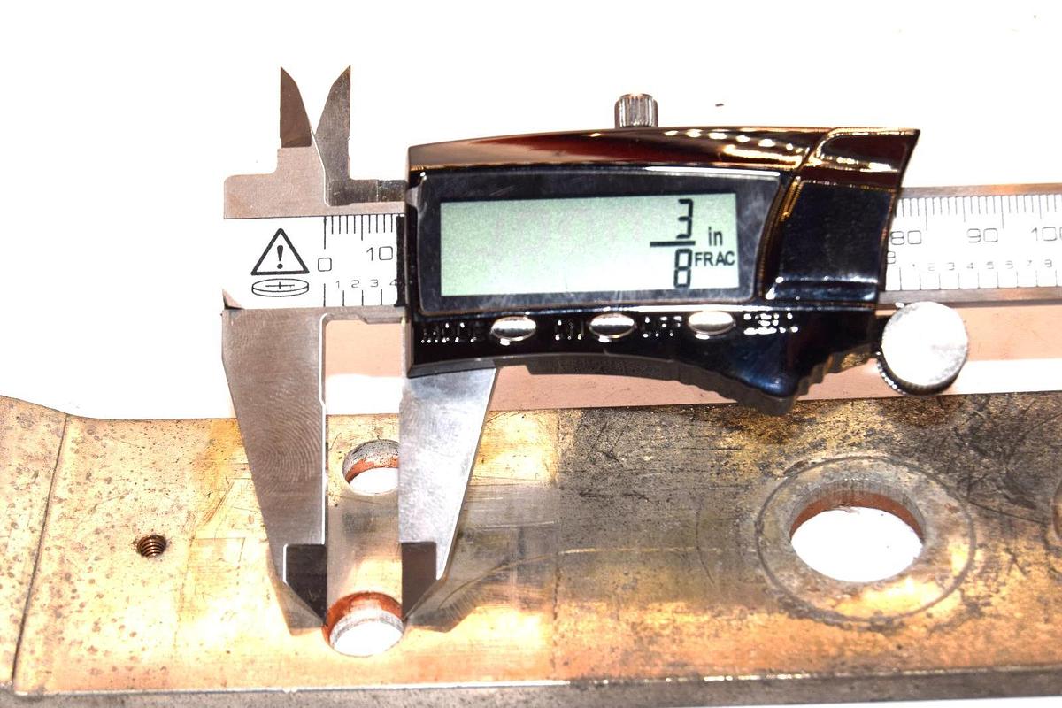 Used Buss Bar 11-1/2" x 2" x 1/4" Copper