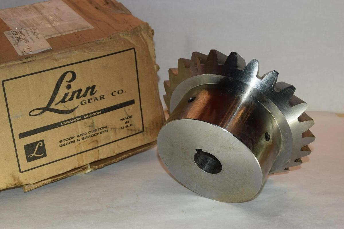 Linn Gear 3M24 1 7/16" 1-7/16" Bore Steel miter gear,  pitch 8, 24 Teeth