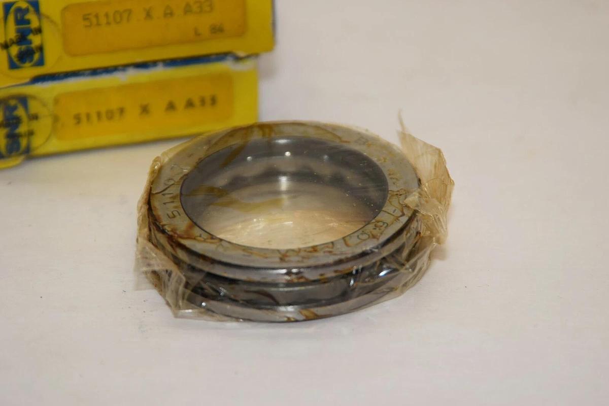 (NEW - Lot of 2) SNR 51107 51107 x A A33 Thrust Bearing