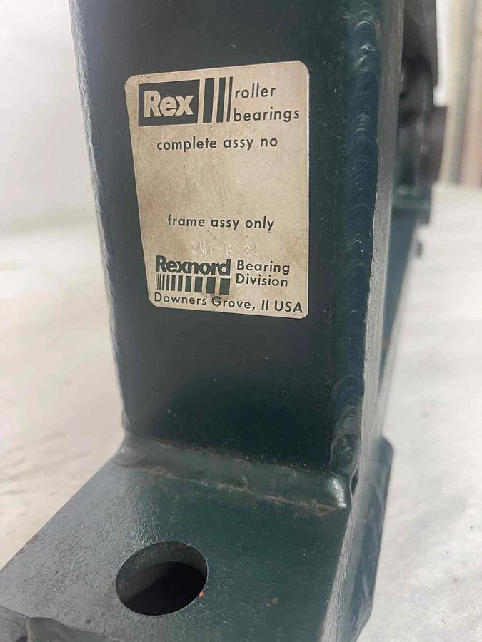 Rex ZNT-8-24 Take-Up 24" Take Up Frame Bearing Kit Assembly 2-7/16" Bearing NOS
