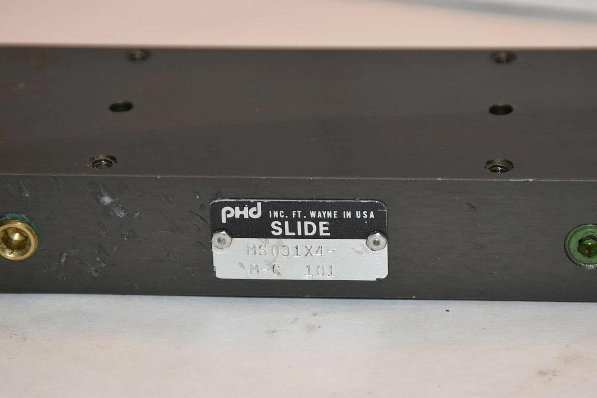 Used PHD Slide MS031x4-M-C MS031x4MC Approx 4" Stroke Pneumatic Slide