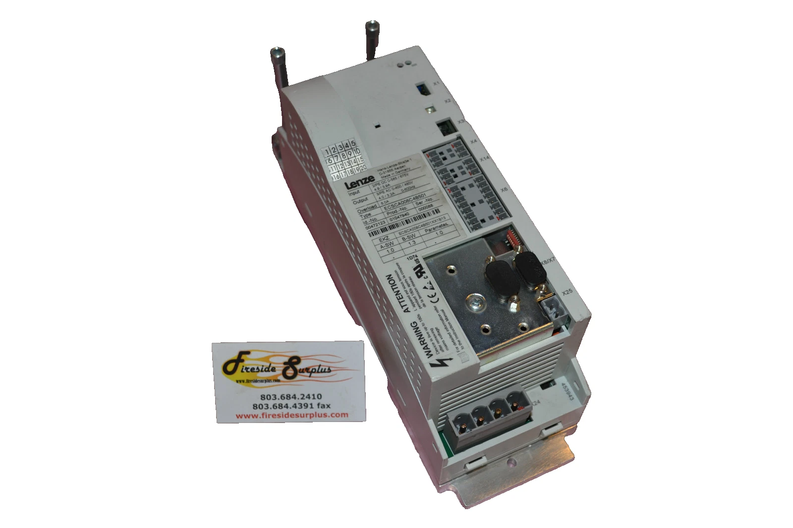 Refurbished LENZE Servo Drive ECSCA008C4B501 D-31855 4.0 / 3.2 A AMPS