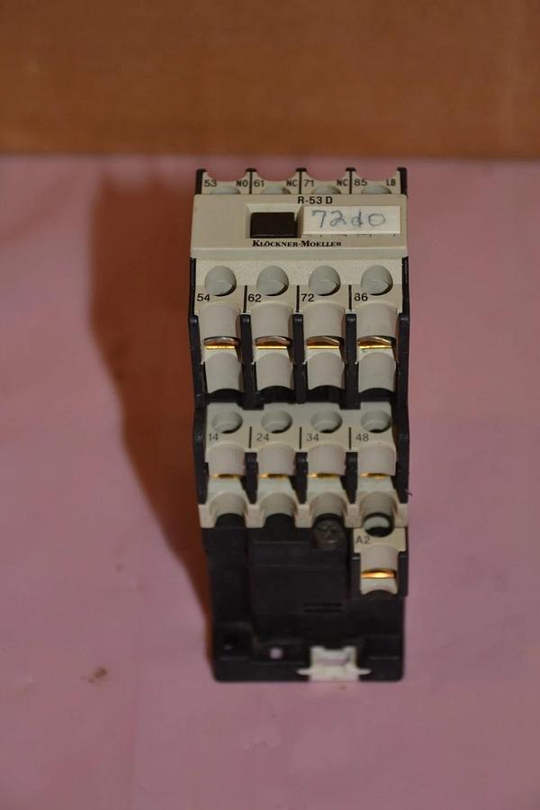 Used KLOCKNER MOELLER RELAY DIL R 53 D DIL-R53D DIL535D 4 POLE COIL 115V 115 V