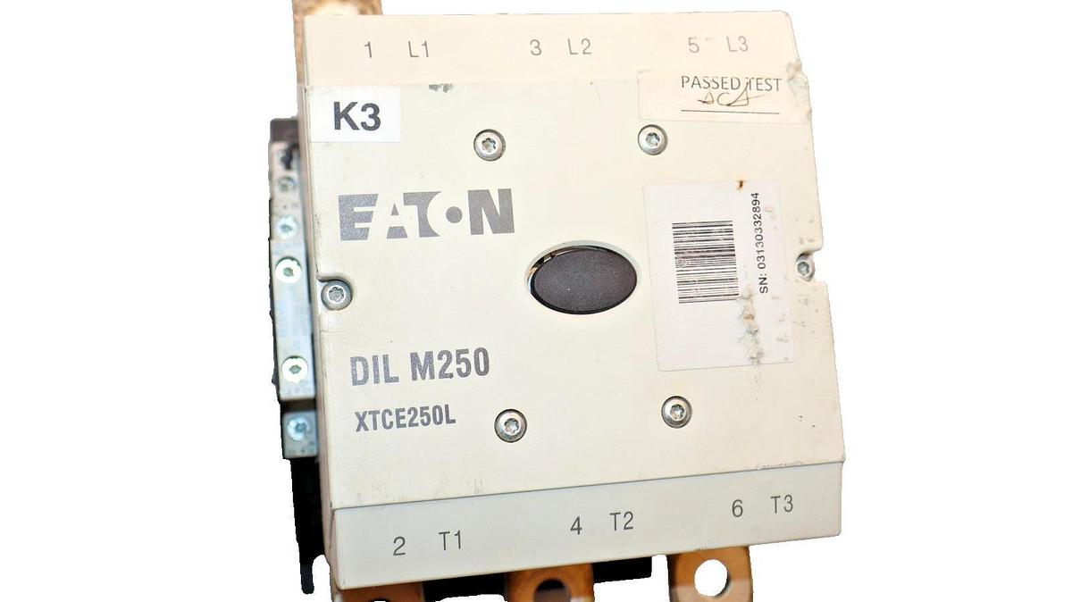 Eaton Contactor DIL M250 350A 350 Amp XTCE250L 1000V Coil: 24-48VDC USA