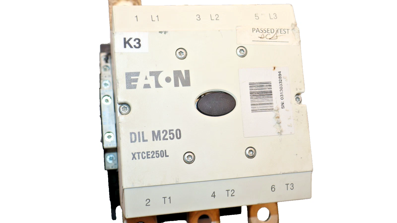 Eaton Contactor DIL M250 350A 350 Amp XTCE250L 1000V Coil: 24-48VDC USA