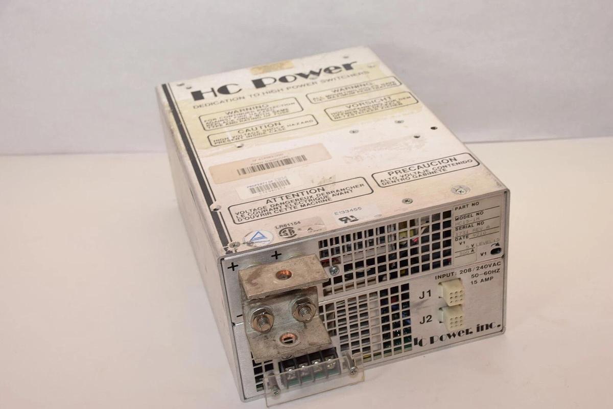 Used HC POWER HC15-1M , HC151M 208/240Vac 15Amp Power Supply Switcher