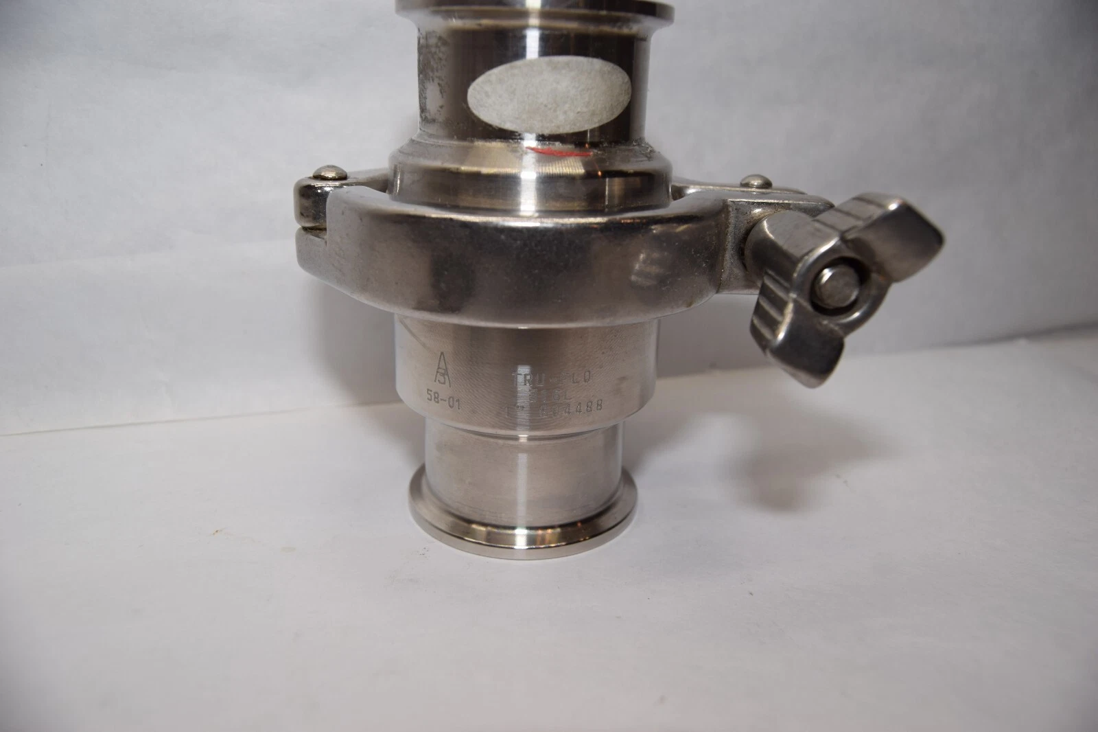 Used TRU-FLO 316L 1" 58-01,  B044BB , 804488 Sanitary Check Valve