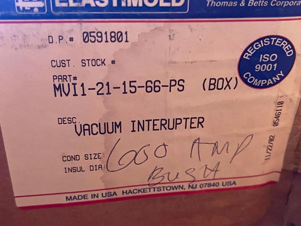 Elastimold Molded Vacuum Interrupter MVI1-21-15-66-PS MVI1211566PS *NEW*