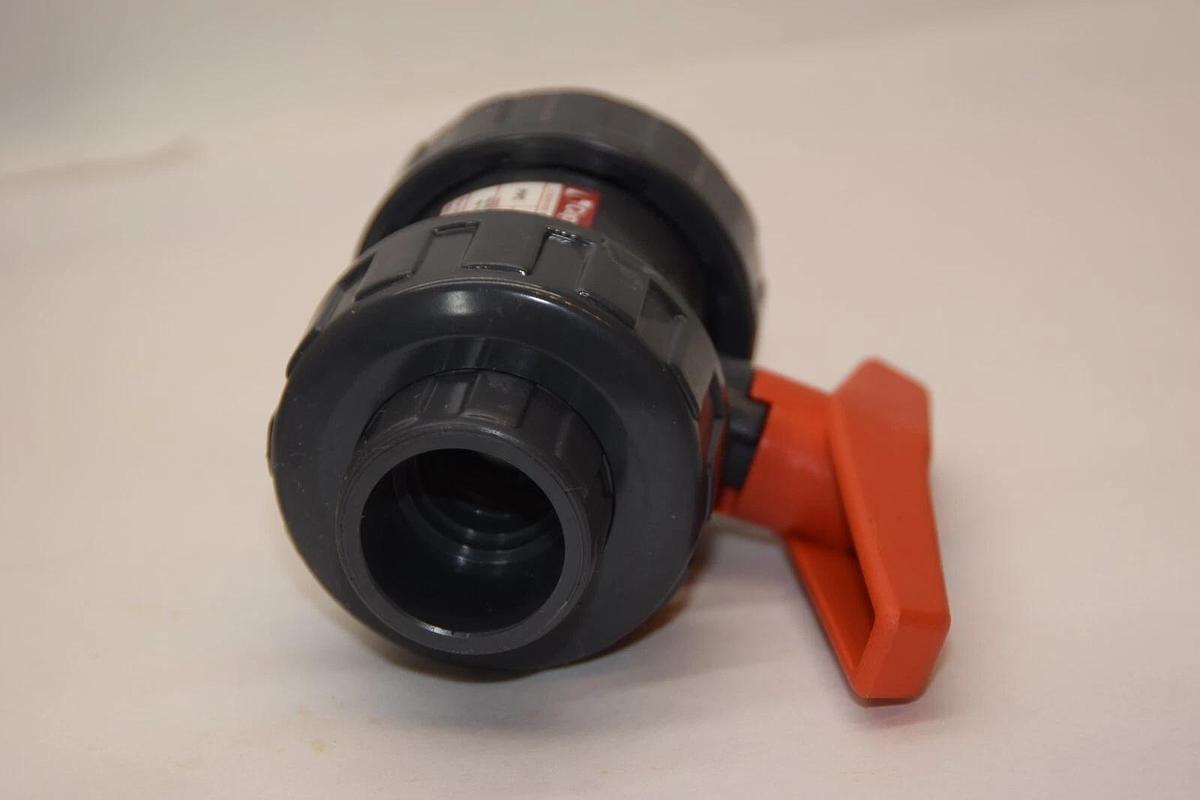 (NEW) CEPEX Hayward CPX21998 3/4" PVC STD HDPE/EPDM 240psi Ball Valve