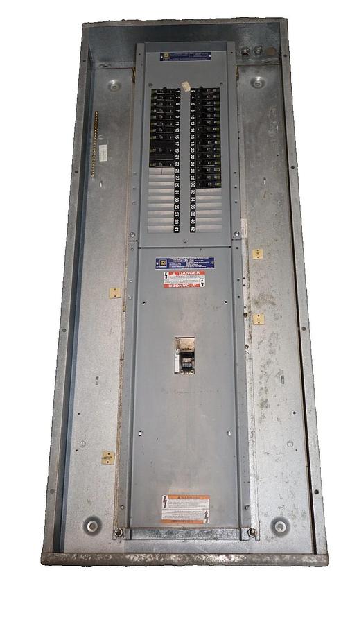 Used Square D Electric Panelboard NQOD442L225CU 225A 200A MAIN 208y/120v 3ph 4w