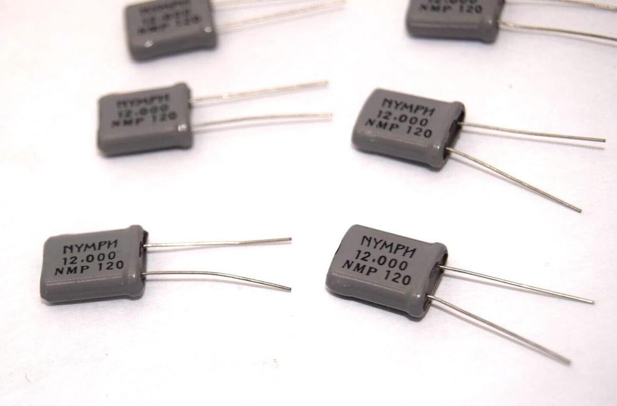 (NEW- Lot 10) NYMPH NMP120 , NMP 120 12.000 Crystal Resonator Crystal Oscillator