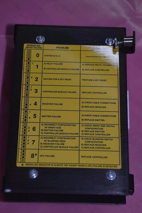 Used BANNER MGAB-1 MGAB1 B104185 CONTROL MODULE