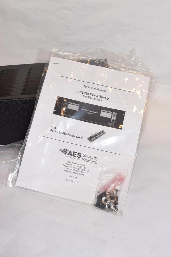 (NEW) AES 780 780-24V-15A 110/120V 50/60Hz 24Vdc 15A Power Supply