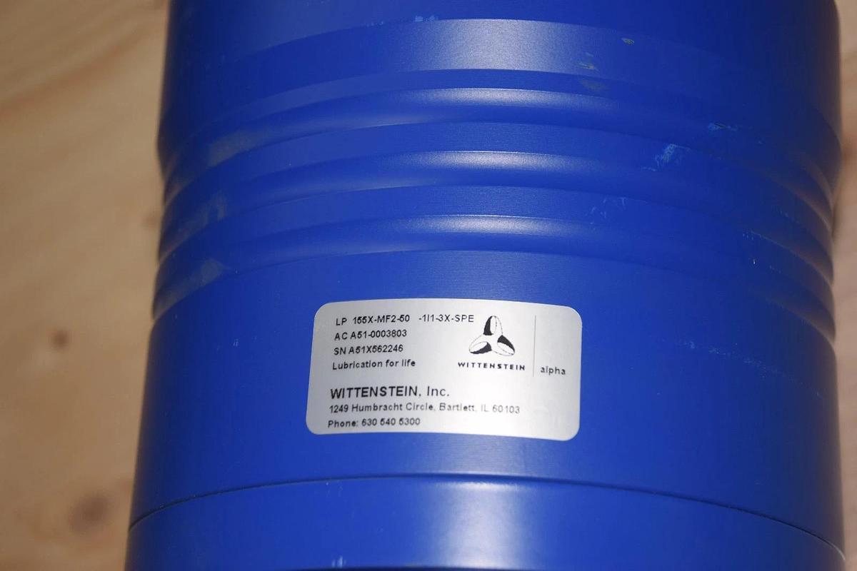 Used WITTENSTEIN Planetary Gearhead LP 155X-MF2-50 -1L1-3X-SPE LP155XMF2501L13XSPE