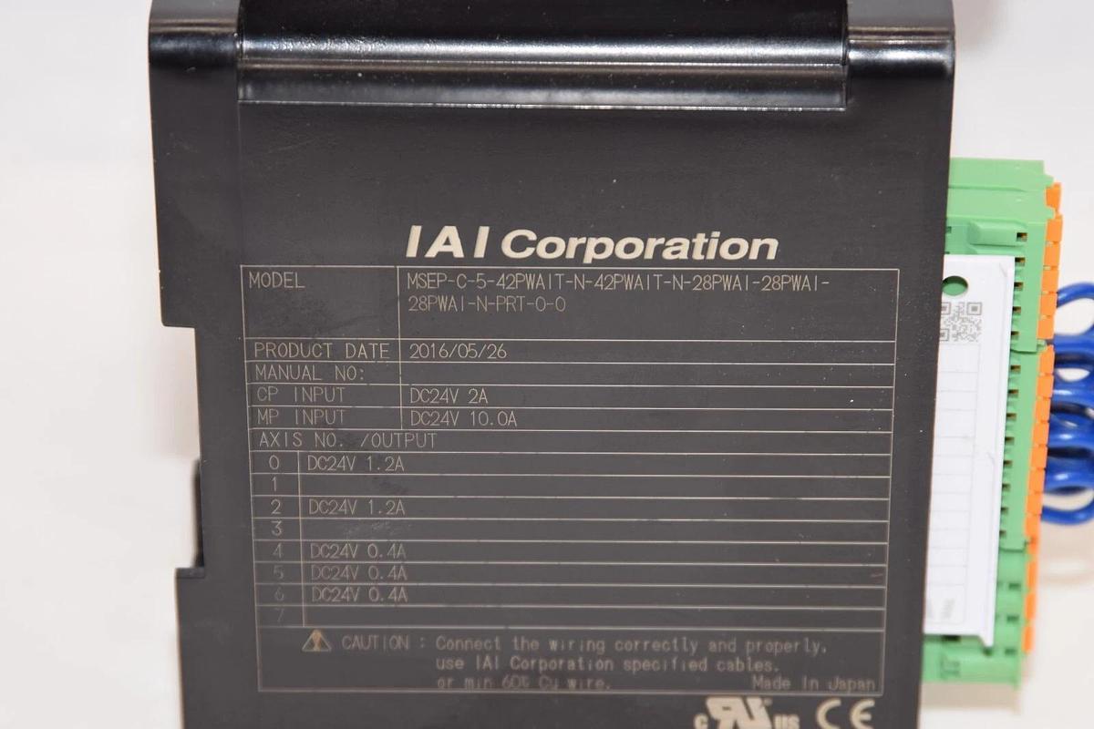 Used IAI CORP.  MSEP-C-5-42PWAIT-N-42PWAIT-N-28PWAI-28PWAI-28PWAI-N-PRT-0- Controller