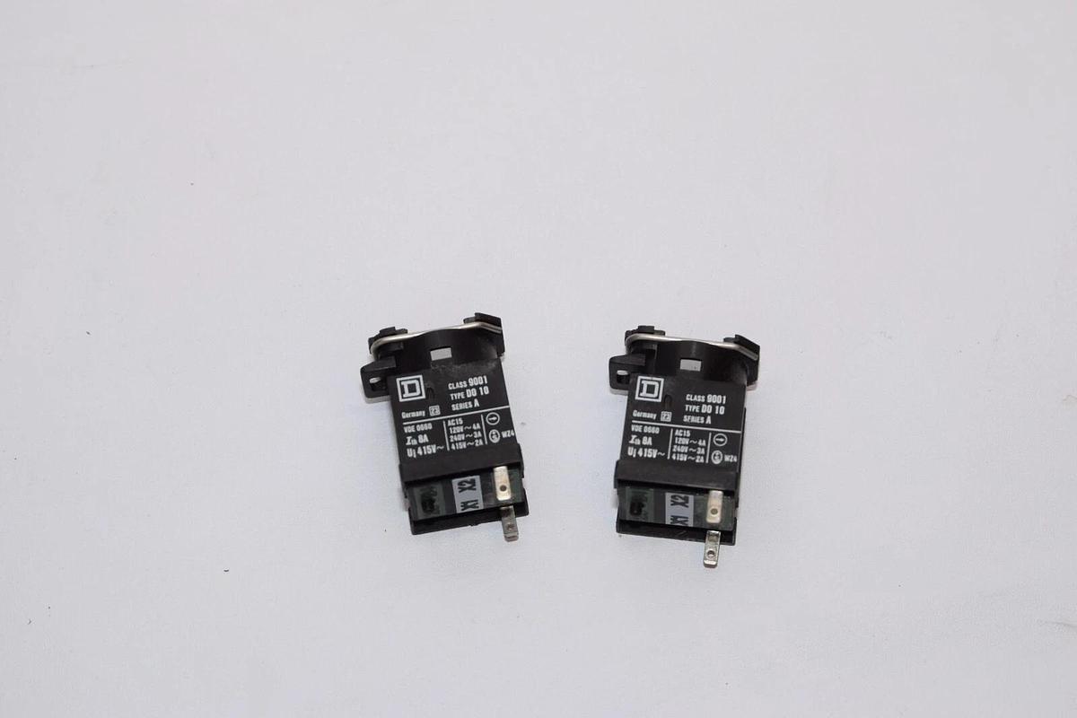 (NEW - Lot of 2) SQUARE D 9001 D0 10 Series A Contact Block