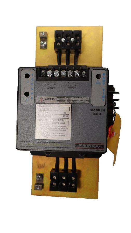 Baldor D72CA133 208/230/460 3Ph 50/60Hz Soft Start Controller (New)