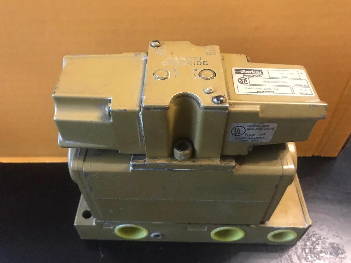 Parker Pneumatic Solenoid Valve HHB4007502 HHB 4007502 (NEW)