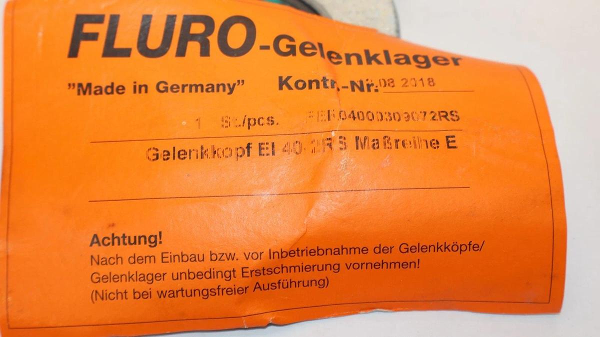 Fluro Rod End EI 40-2RS EI402RS Rod End (New)