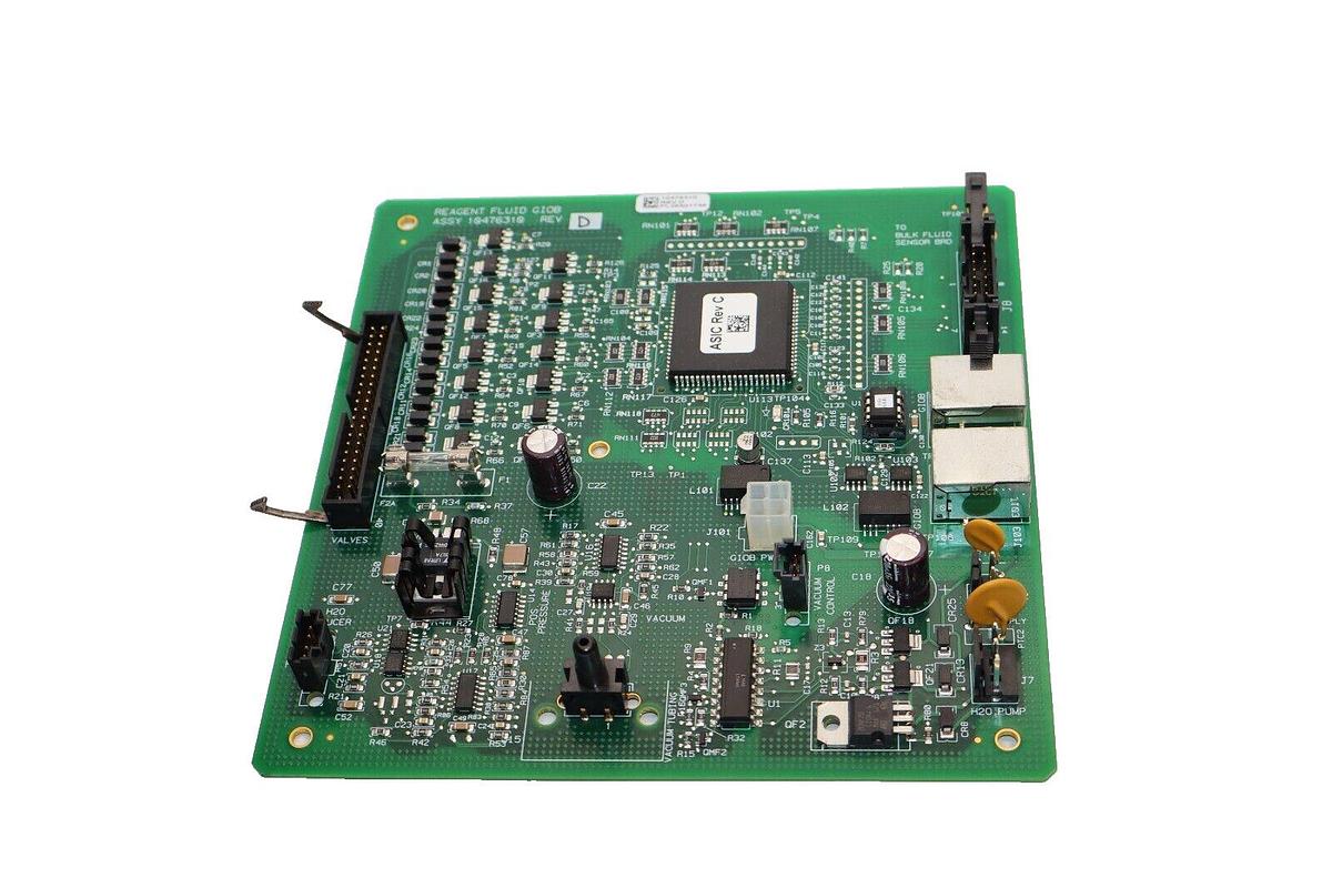 Used SIEMENS 10476310 Rev D PL28801748 Reagent Fluid Giob Assy Circuit Board /Card